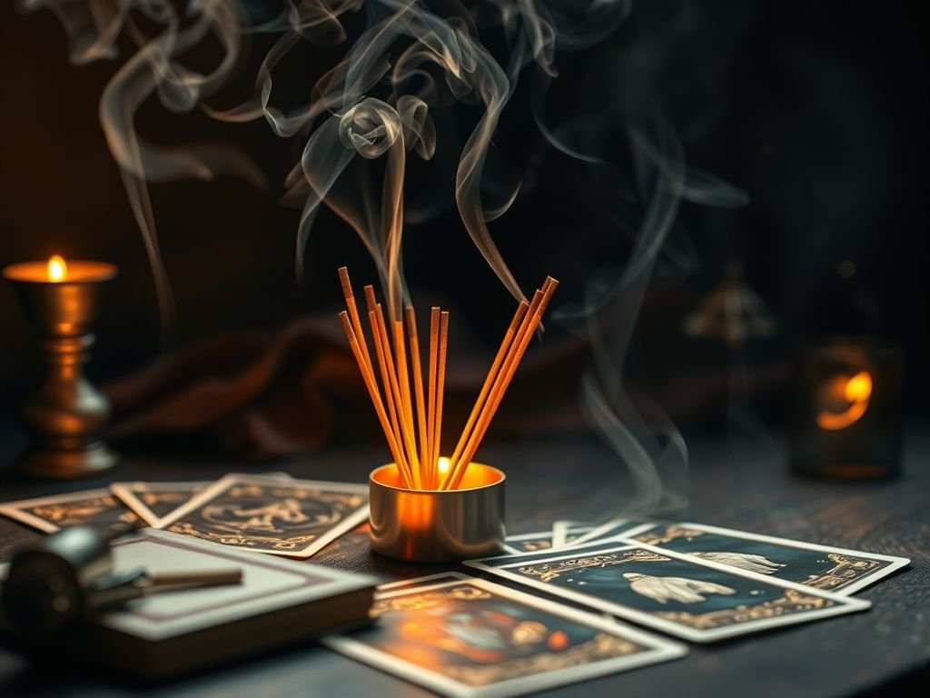 Incenso para criar ambiente acolhedor