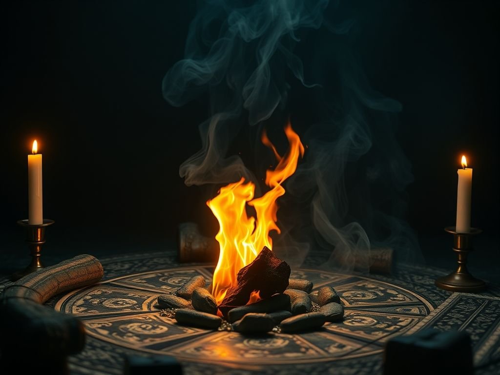 Incenso para energização